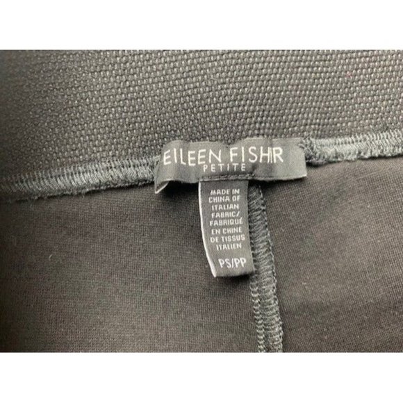 Eileen Fisher Size PS Petite Womens Leggings Black Stretch Ankle Elastic… - Picture 3 of 4